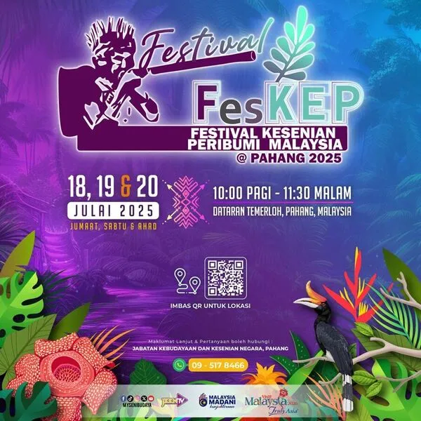 Festival Kesenian Peribumi Malaysia 2025 @ Dataran Temerloh