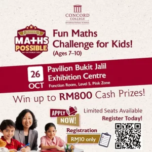 Concord Primary Math Challenge (CPMC) 2025 @ Pavilion Bukit Jalil