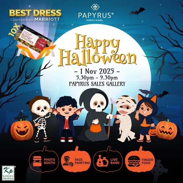 Halloween Party 2025 by Kerjaya Property @ Papyrus North Kiara