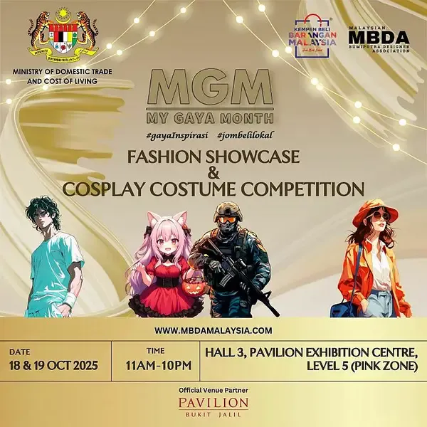 My Gaya Month 2025 – Fashion Showcase & Cosplay Competition @ Pavilion Bukit Jalil