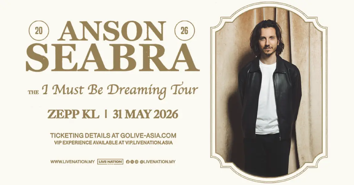 Anson Seabra: The I Must Be Dreaming Tour 2026 @ Zepp KL