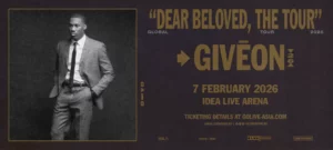 GIVĒON – Dear Beloved The Tour 2026 @ Idea Live Arena