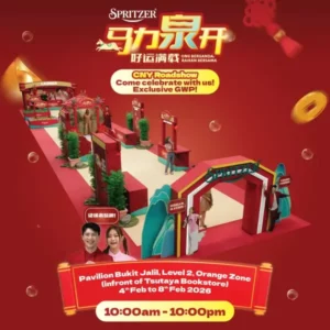 Spritzer CNY Roadshow 2026 – Spot Dior 大颖 & Jobro! @ Pavilion Bukit Jalil