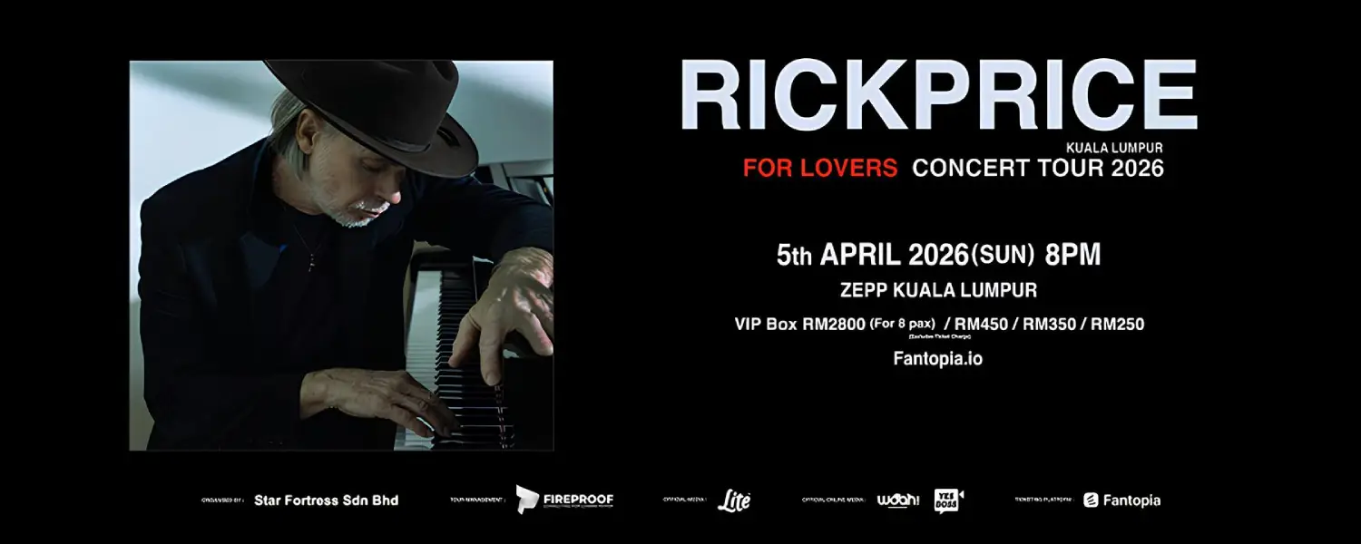 Rick Price – For Lovers Concert Tour 2026 @ Zepp KL
