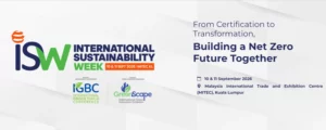 International Sustainability Week (ISW) 2026 @ MITEC