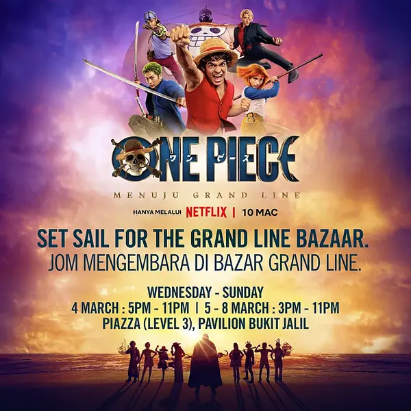 One Piece: Set Sail for the Grand Line Bazaar 2026 @ Pavilion Bukit Jalil