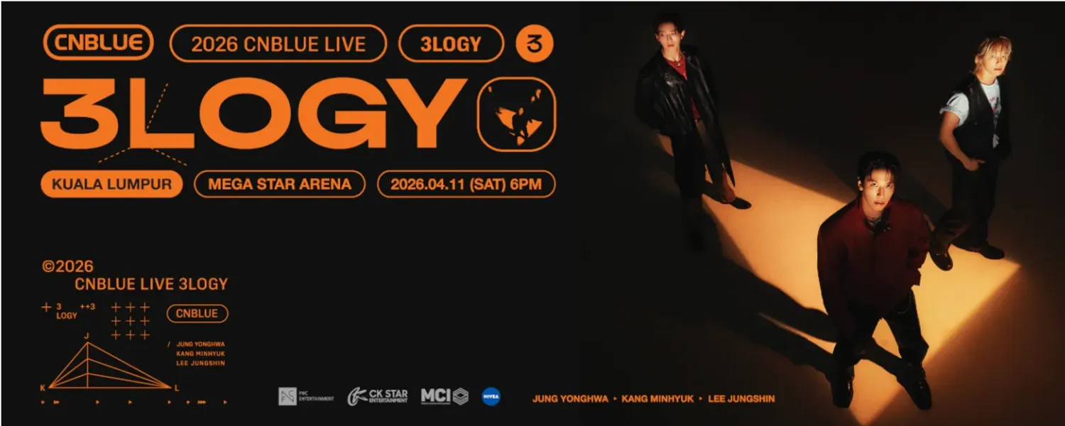 2026 CNBLUE Live World Tour ‘3LOGY’ in Kuala Lumpur @ Sungei Wang
