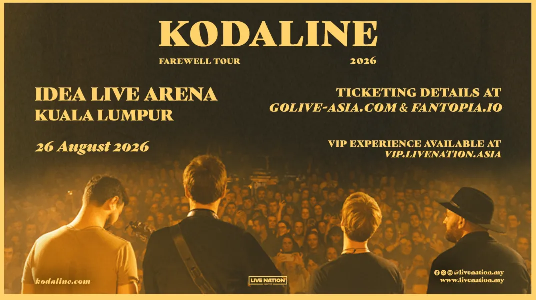 Kodaline – Farewell Tour in Kuala Lumpur 2026 @ Idea Live Arena