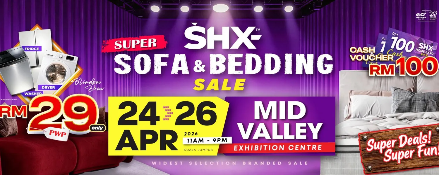 SHX Home Expo 2026 – Super Sofa & Bedding Sale @ Mid Valley