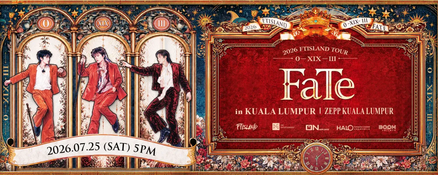 FTISLAND “0-XIX-III FaTe” Tour 2026 @ Zepp KL
