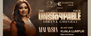 Shreya Ghoshal “The Unstoppable Tour” Live 2026 @ Idea Live Arena