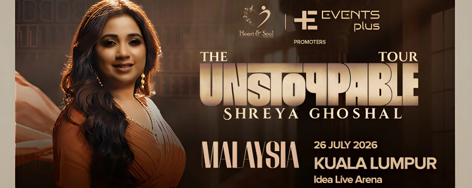 Shreya Ghoshal “The Unstoppable Tour” Live 2026 @ Idea Live Arena