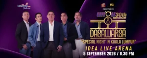 Ungu “3 Dasawarsa” Special Night in Kuala Lumpur 2026 @ Idea Live Arena