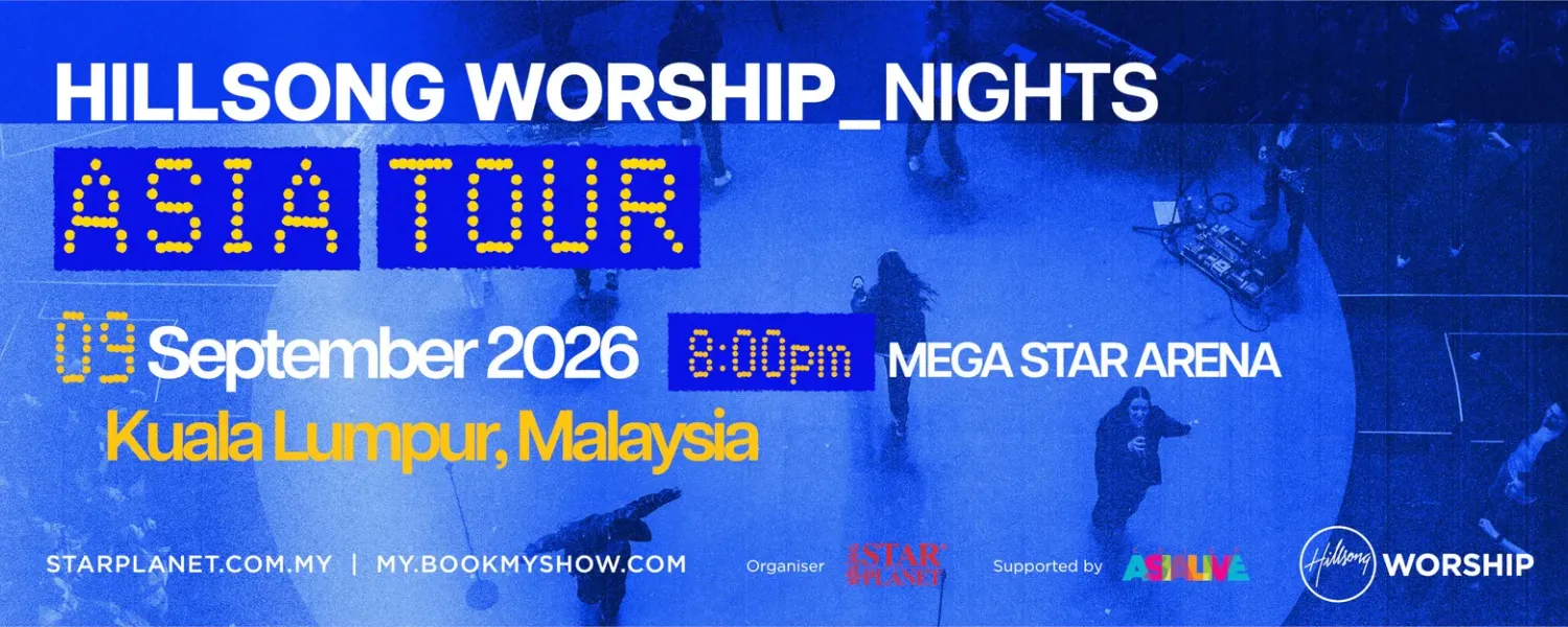 Hillsong Worship Nights Asia Tour 2026 @ Mega Star Arena