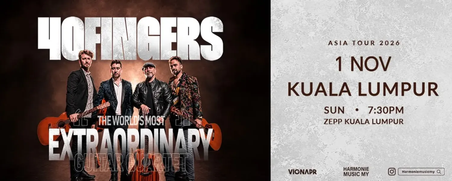 40FINGERS Asian Tour 2026 Live @ Zepp KL