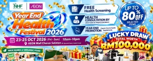 NHF Year End Health Festival 2026 @ AEON Mall Cheras Selatan