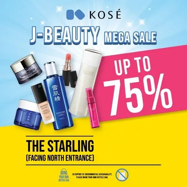 KOSÉ J‑Beauty Mega Sale 2026 @ The Starling Mall
